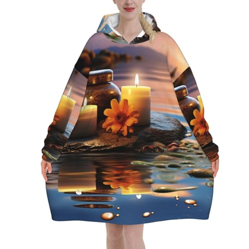 Wearable Hoodie Blanket for Adults and Men