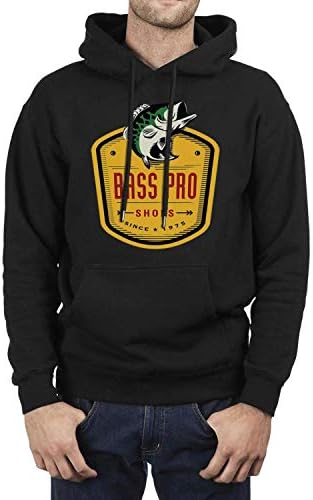 Bass-Pro-Shops-Logo- Sweatshirts for Men's Soft Shirt Sweatshirt Classics Pullover Hoodie