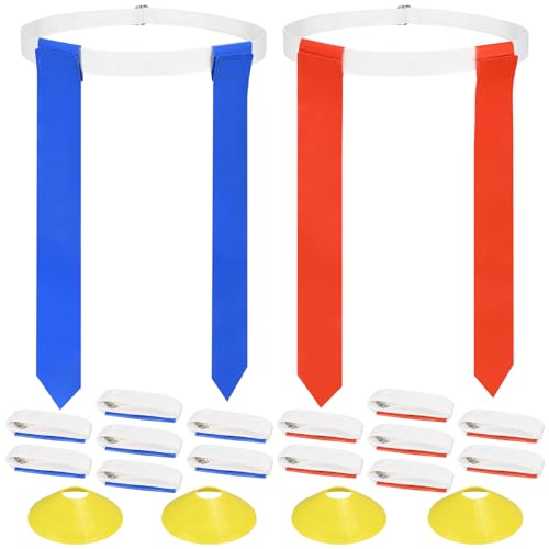 Cinturones de fútbol con banderas para ligas de fútbol de bandera juvenil y adulto