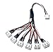 Produktbild VUNIVERSUM Premium Balancer Ladekabel 1 auf 6X JST-XH 2S 3Pin XH Stecker für alle 7,4V Lipo Akku Batterie JJRC E-Flite WLToys Syma X8W X8G MJX 101 X700