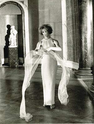 Vanessa REDGRAVE Striking Portrait Isadora Barefoot B/W Double Weight Photo