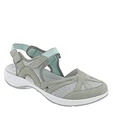 Easy Spirit Women's Esplash Mary Jane Flat, Light Gray Multi, 9