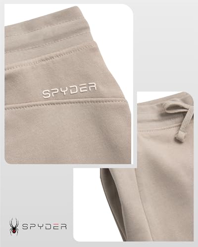 Spyder Womens Jogger Pants - Slim Fit Athletic Sweatpants Women - High Waisted Soft Brushed Fleece Joggers for Women4