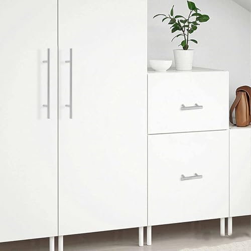 KTHZI 2 Pack Stainless Steel Kitchen Cupboard Handles, T Bar Knobs for Cabinet, Drawer, and Wardrobe (96mm Hole Centre) - Image 5