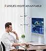 Single LCD Computer Monitor Free-Standing Desk Stand Riser for 13 inch to 32 inch Screen with Swivel, Height Adjustable, Rotation, Holds One Screen up to 35kgs white #1
