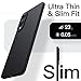 JETech Slim Case for Samsung Galaxy S25 Edge with Camera Lens Full Protection, Ultra-Thin Lightweight Matte Finish Minimalist Protective Phone Cover (Black)