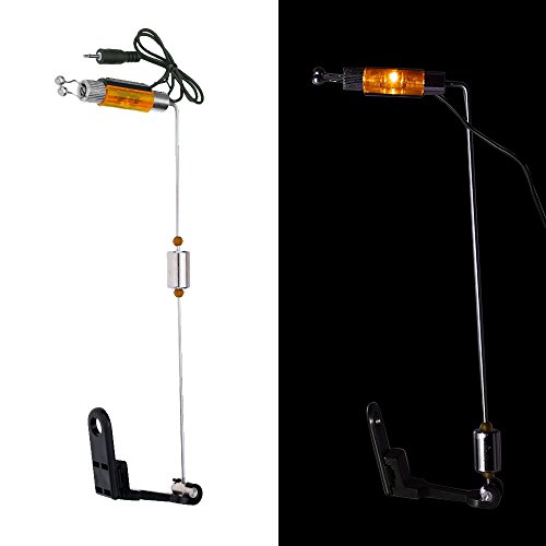 Hanger swinger de pesca indicador LED iluminado tensor para alarmas de picada 8