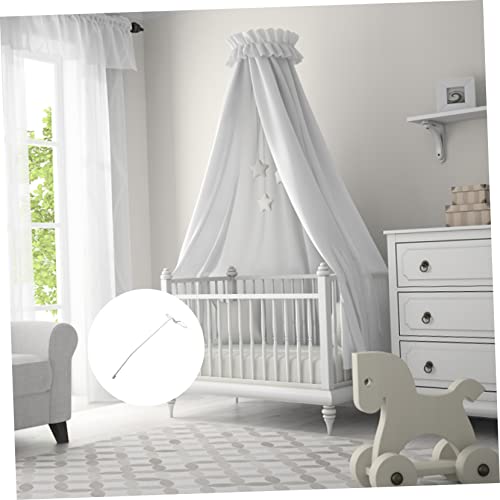 Generic 1 Conjunto suporte de mosquiteiro dossel de berço de rede anti pernilongos suporte para cama