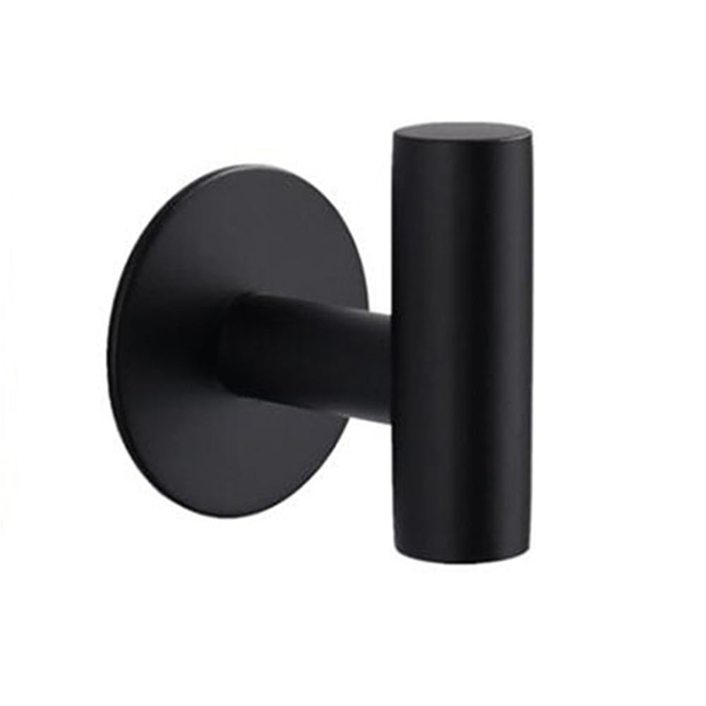 VVW&LIU Aluminum Alloy Robe Hook Towel Hooks Self Adhesive Wall Coat Racks Rustproof Hook Hangers Wall Hook Kitchen Bathroom Accessor