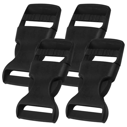 XIAOJING0 4 Piezas 20 mm Hebilla de Plástico con Cierre a Presión,Clips de Hebilla Resistente Cinturón,Hebillas de Correas Cinturón y Mochilas para Equipaje,Collar de Perro,Bricolaje,Accesorios