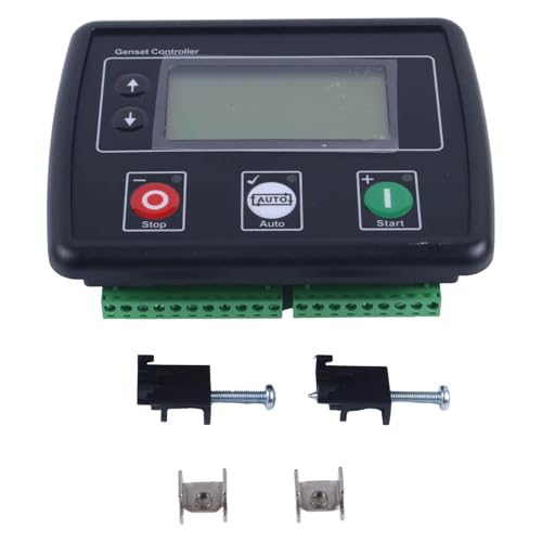 NETYANPI Self-Starting Control Module Genset Controller DSE4510 MKII DSE4510-35 with Monitoring Function LCD Display Compatible with Deep Sea Auto Start Generator EFI and Non-EFI