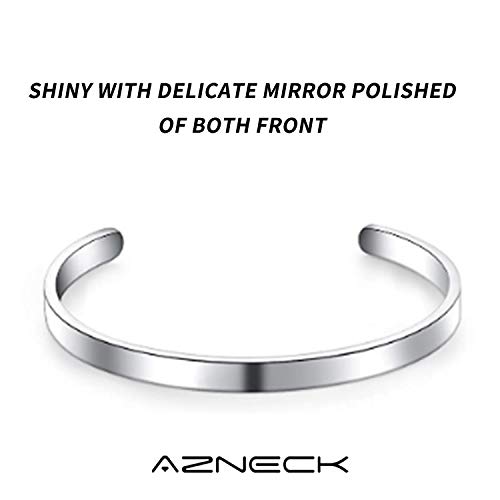 Image of AZNECK You Are My Sunshine Inspirational Bracelets Gift for Her Daughter Sister Niece Girlfriend Mantra Cuff Bangle Mom Grandma Jewelry for Her