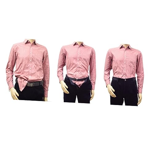 NOLITOY Adjustable Shirt Lock Belt Non Slip Crease Design for Formal Wear Strong Elastic Construction Plastic Plug Buckle for Professional Attire3