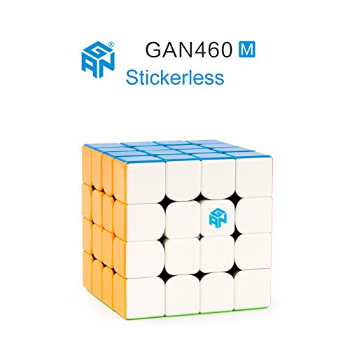 GAN 460 M 4x4x4 Würfel Puzzle Stickerless Gans 460M 4x4 Magnetisches Geschwindigkeitspuzzle GAN460 Würfel