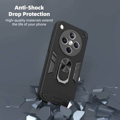 Image of NDCOM for Oppo Find X8 Back Cover | Premium Oppo Find X8 Cover | Protective Oppo Find X8 Case, Easy Access to Ports & Buttons | Ring Holder Case
