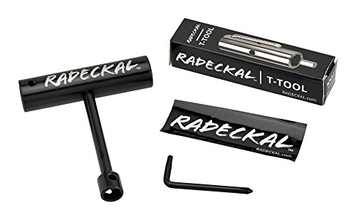 RADECKAL Compact Pocket Skate Tool- T Tool All in One Skate Tool for Skateboards