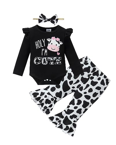 Image of Shenatta Infant Baby Girl Clothes Newborn Girl Outfits Romper Pants Clothes For Baby Girl