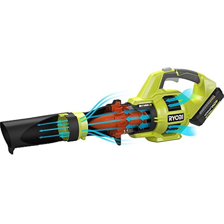 Ryobi RY40430 40V Lithium Ion 110 MPH Jet Fan Blower Kit