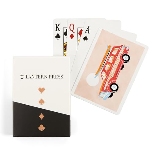 Lantern Press Secret Surf Spot con 52 Naipes Póker