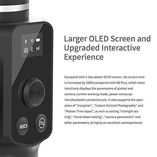 Feiyutech G6 Max [Official] 3-Axis Handheld Gimbal Stabilizer For Mirrorless Cameras,Pocket,Action Camera&Smartphone For Canon 200D Sony Zv1 Panasonic Gh4 Gopro 10/9(Uncontrollable) Iphone 14 13 Pro #TOP4