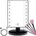 LED Lighted Makeup Mirror With 16 Led Lights Touch Screen Dimmable Brightness180 Rotation USB Battery Double Charge Countertop Cosmetics for Mothers Women Teen Girls Juniors