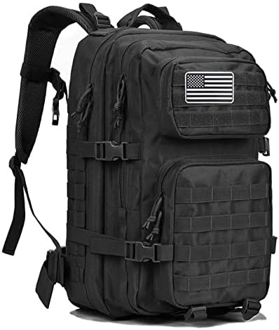 G4Free 40L Military Tactical Hiking Backpack 3 Day Assault Survival Molle Pack Bug Out Bag Fishing Rucksack