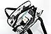 BISOY Heavy-Duty Clear Bag Stadium Approved - Clear Tote Bag with Exterior 3 Pockets and Adjustable Extra Long Strap - See Through Crossbody Messenger Shoulder Bag - 12