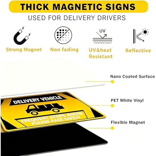Aimants pour voiture pour éviter les tensions : signalisation Flex Delivery Driver