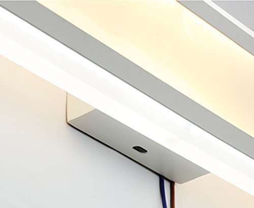 Miroir de bain lampes LED anti-buée 30cm éclairage mural commode salle de bains - 4