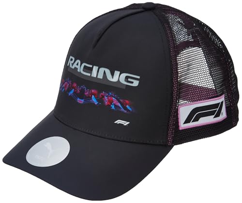 Image of PUMA | Formula 1 Graphic HD Print Trucker Cap Black