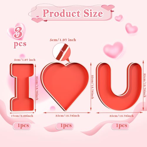 Red Valentine’s Charcuterie Cardboard, 13.78" Fillable Love Heart-Shaped Snack Board for Valentine’s Candy, Treats, Chocolates, Cupcakes, Food Display for Romantic Date Night & Valentine’s Party Decor - Image 3