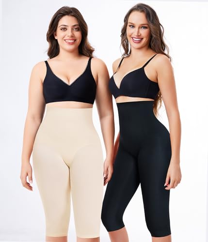 Nebility Compression Leggings for Women Seamless Shapewear Butt Lifting Panties Waist Trainer Tummy Control Thigh Body Shaper3