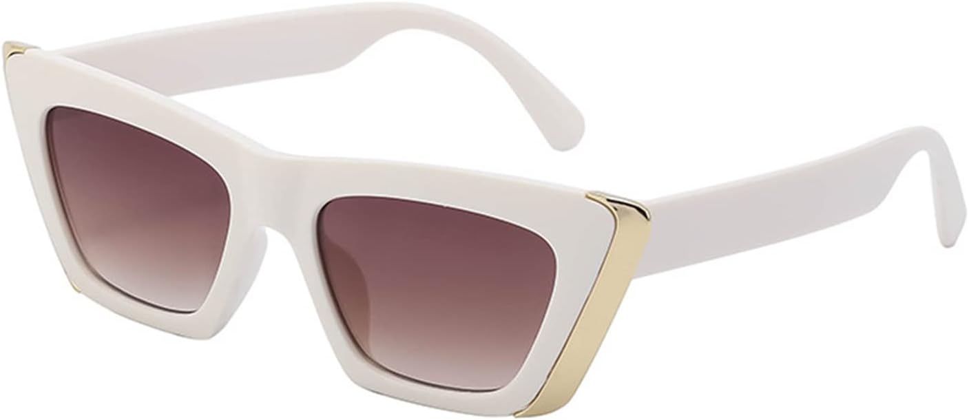 GAOXIN Fashion cat Eye Decorative Sunglasses for Men and Women (Color : F, Size : Medium)