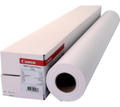Canon Papier couché Rouleau 91 4 cm x 30 180 gm² 1 rouleau x - vue 2