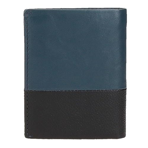 Pepe Jeans Unisex. 7831132 Cartera De Piel Dual Vertical Azul Marino (Osfa), Casual - 2