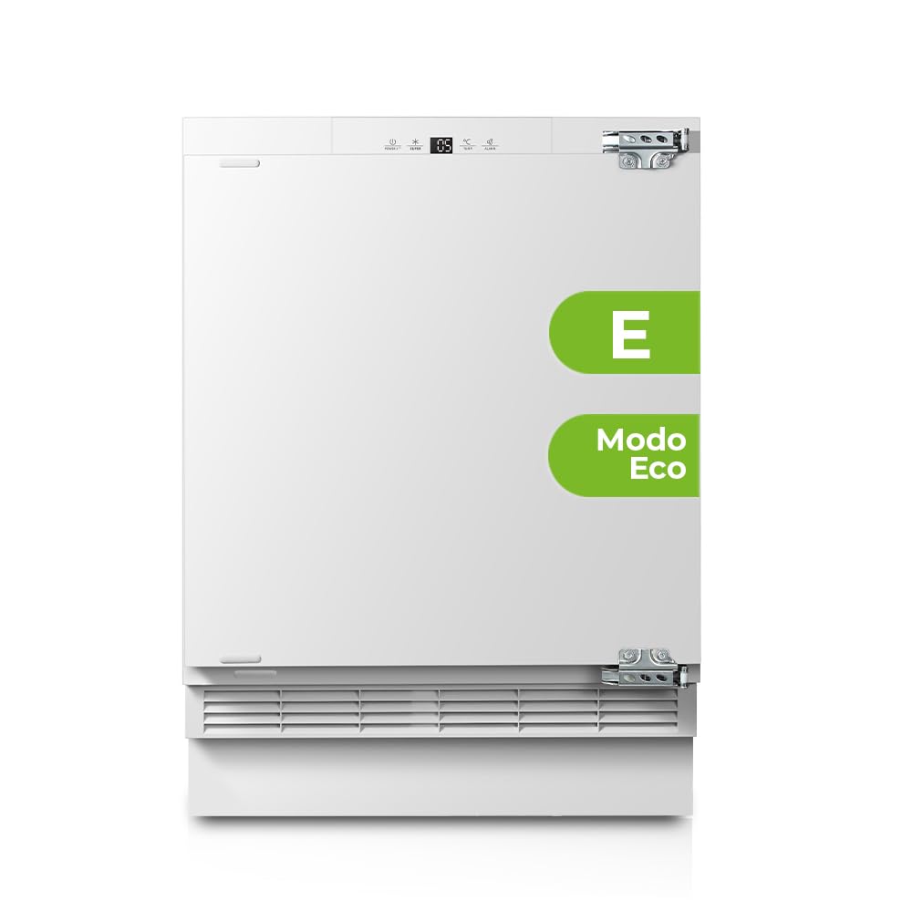 Aspes Frigorífico Refrigerador Blanco ARI82600EC. Capacidad 121 Litros, Bajo Nivel Sonoro, Eficiencia Energética Clase E
