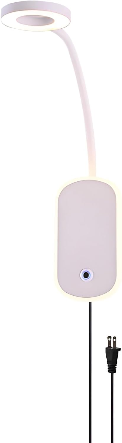 Led Owl Wall Lamp, Touch-Control Dimmable Light with USB Charger, Adjustable Reading Lamp for Bedroom, Bunk Bed, Hotel, CRI 95+, 20 Modes