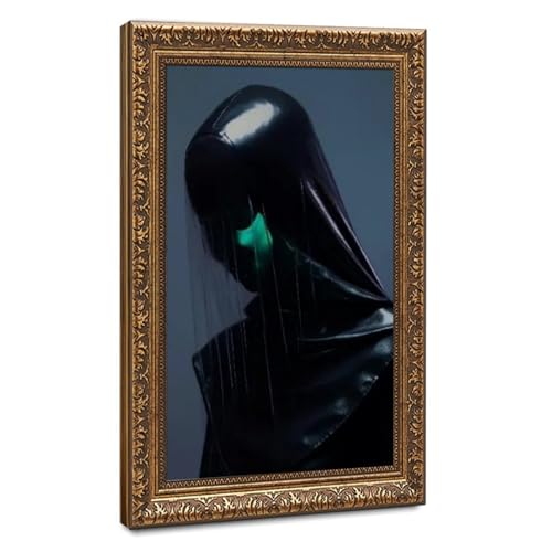 Poster sur toile voile éthéré futuriste déco sombre chambre bureau 30x45 cm