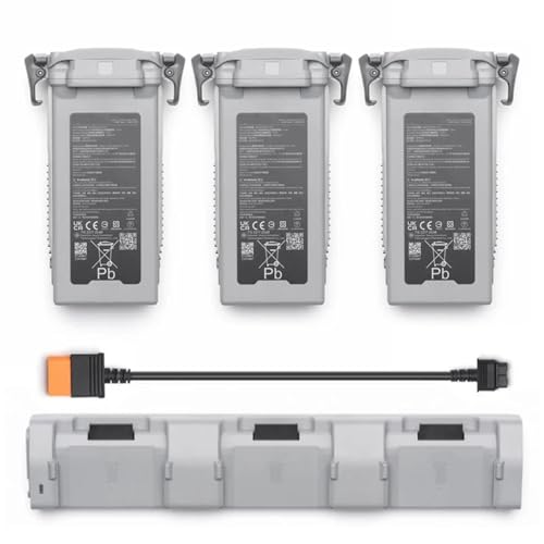 DJI Matrice 4D �V���[�Y�p�I���W�i���o�b�e���[�e��: 6768 mAh 149.9Wh ��e�ʃo�b�e���[�͍ő� 54 ���Ԏg�p�\(3 Battery Kit)