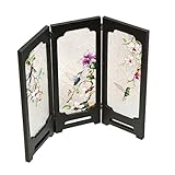 Materiale acrilico: realizzato in robusto acrilico, questo divisorio da scrivania pieghevole resiste all'usura, garantendo che i tuoi schermi decorativi rimangano intatti e affidabili con l'uso quotidiano, schermo decorativo per ufficio, schermo da scrivania cinese