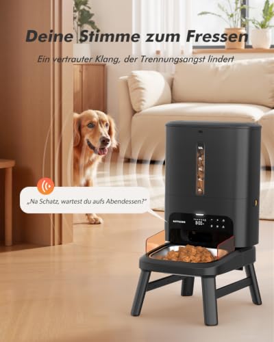 Futterautomat für große Hunde, 15L Kapazität mit Zeit- & Portionssteuerung – Produktbild 8