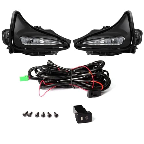 Feu antibrouillard LED DRL étanche avec interrupteur pour Corolla