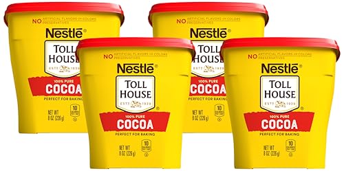 NESTLE TOLL HOUSE Cocoa 8 oz. Plastic Canister (Pack of 4)
