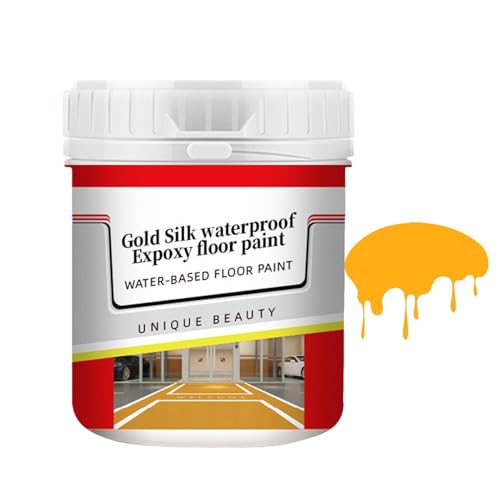 Pintura para pisos de concreto,Pintura para pisos - Pintura antideslizante impermeable para pisos de concreto | El uso en interiores y exteriores bloquea la pintura epoxi para impermeabilización de