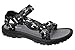 Produktbild Herren Camouflage Outdoor Sandalette | Sandale Sommerschuhe | Trekkingsandale Wandersandale | Komfort Klettverschluss Slipper Schuhe (41 EU, Schwarz)