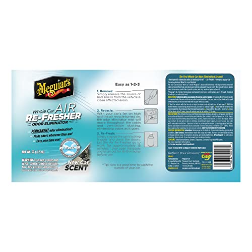 Meguiar'S G16402 Whole Car Air Re-Fresher Odor Eliminator Mist - New Car Scent, Aerosol - Car Odor Remover & Car Freshener That Leaves A New Car Smell thumb #14