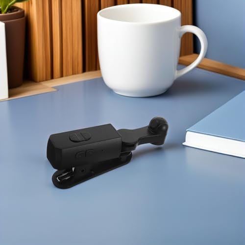 Gadpiparty Clicker Automático Recargable para Smartphone Negro con Pantalla Digital Dispositivo de Clic USB Ajustable para Transmisión Estudio y Creación de Videos