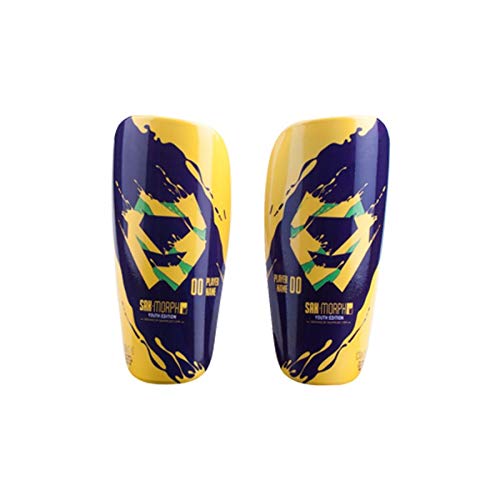 SAK Morph Youth Edition ID (Personalizable) Niño, Espinillera, Azul-Amarillo