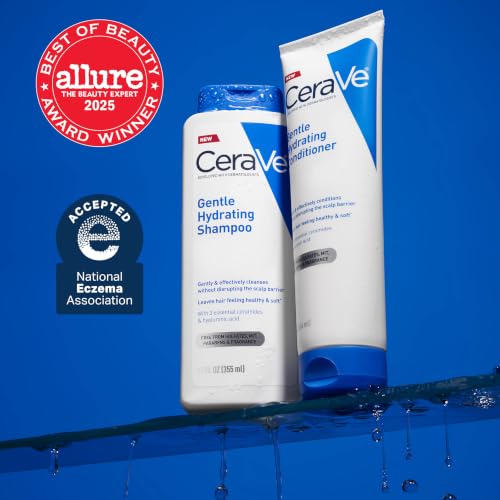 CeraVe Gentle Hydrating Conditioner, Hair Conditioner with Hyaluronic Acid Alternate view