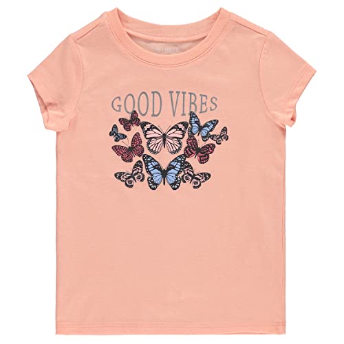 Btween Girls 4-Piece Summer Tops | Fashionable Short Sleeve T-Shirt | Casual Daily Shirt For Kids - Assorted Colors #TOP3